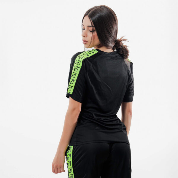 Tricou Givova Poly Band, Galben Fluo / Negru - imagine 3