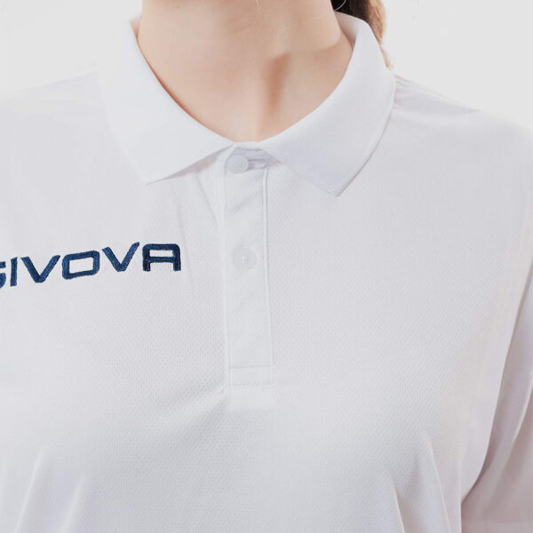 Tricou polo Givova Pocket, Alb - imagine 4