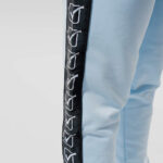 Pantaloni lungi Givova Terry Band, Albastru Sky - imagine 3