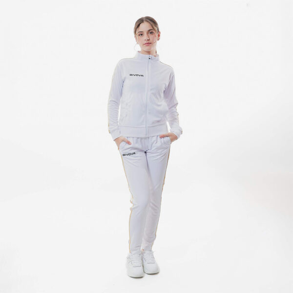 Trening dama Givova Summer, Alb - imagine 1