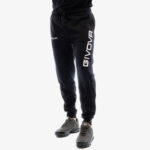Pantaloni lungi Givova King Felpa, Negru