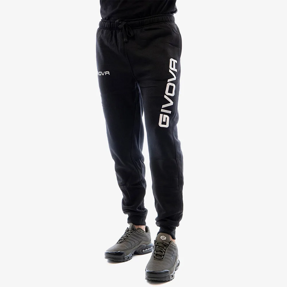 Pantaloni lungi Givova King Felpa, Negru - imagine 1