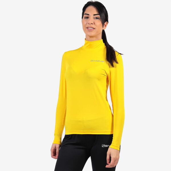 387A5211-1 Bluza elastica Givova Corpus 3 Lupetto, Galben - imagine 1