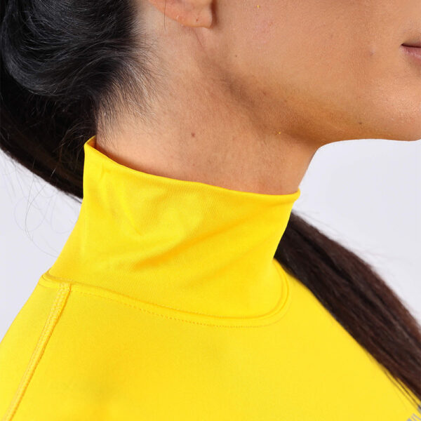 Bluza elastica Givova Corpus 3 Lupetto, Galben - imagine 3