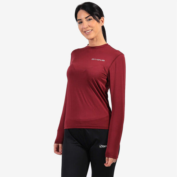 Bluza elastica Givova Corpus 3, Visiniu - imagine 1