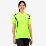Tricou Givova Running, Galben Fluo / Negru