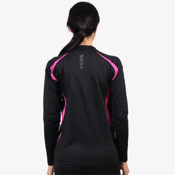 Bluza Givova Running, Negru / Fuxia - imagine 2