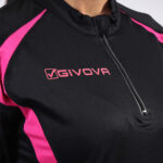 Bluza Givova Running, Negru / Fuxia - imagine 3