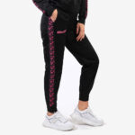 Pantaloni lungi Givova Tricot Band, Negru / Fuxia