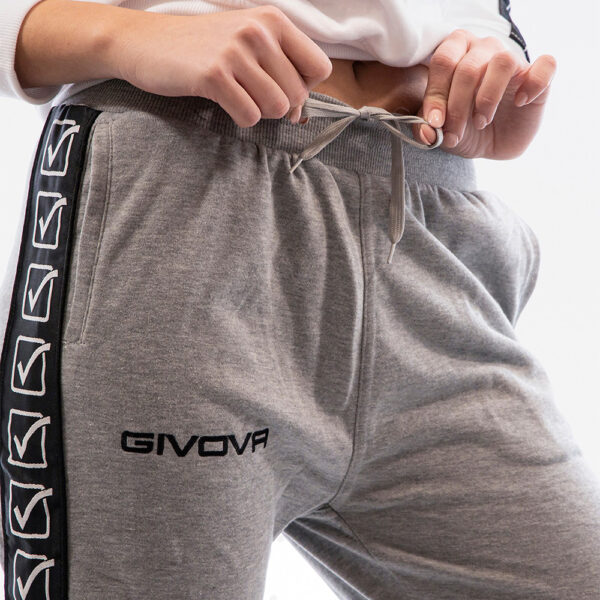Pantaloni lungi Givova Terry Band, Gri - imagine 4