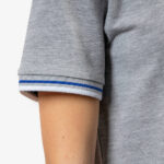 Tricou polo Givova Action, Gri deschis / Alb - imagine 4