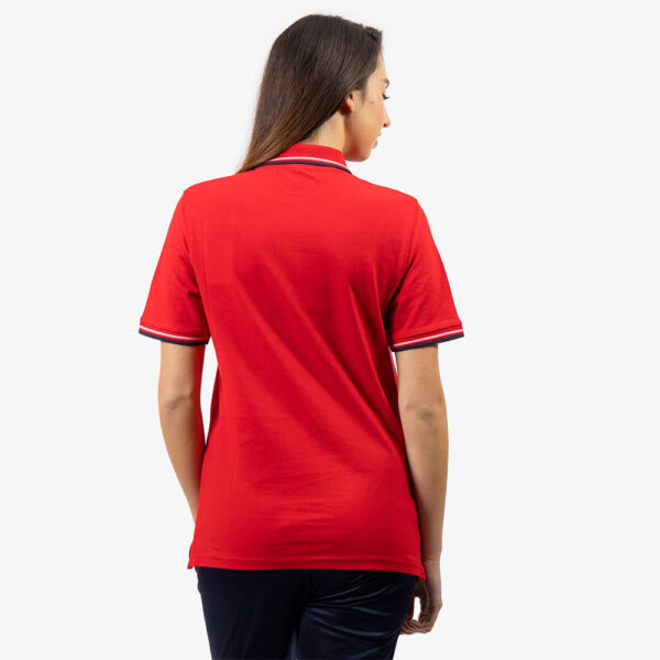 Tricou polo Givova Action, Rosu / Bleumarin - imagine 2