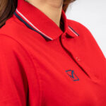 Tricou polo Givova Action, Rosu / Bleumarin - imagine 3
