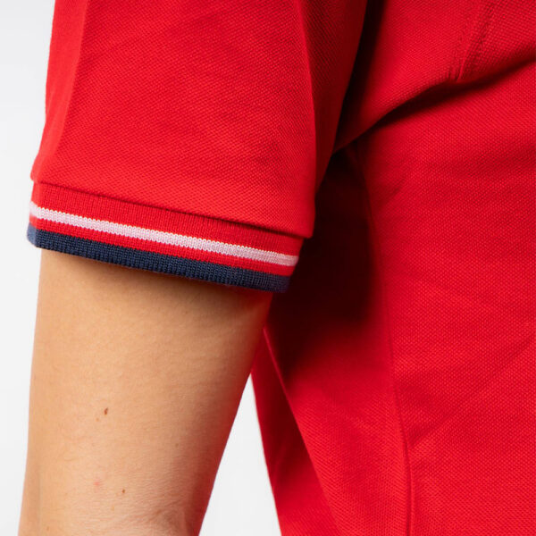 Tricou polo Givova Action, Rosu / Bleumarin - imagine 4