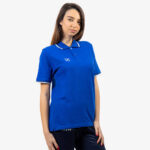 Tricou polo Givova Action, Albastru Royal / Alb