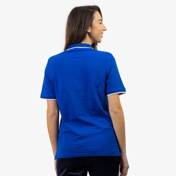 Tricou polo Givova Action, Albastru Royal / Alb - imagine 2