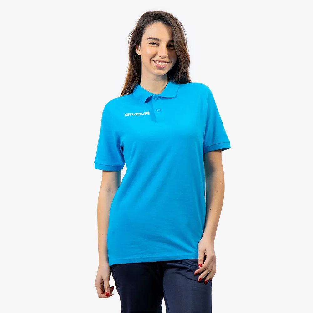 Tricou polo Givova Summer, Turcoaz - imagine 1