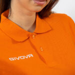 Tricou polo Givova Summer, Portocaliu - imagine 3