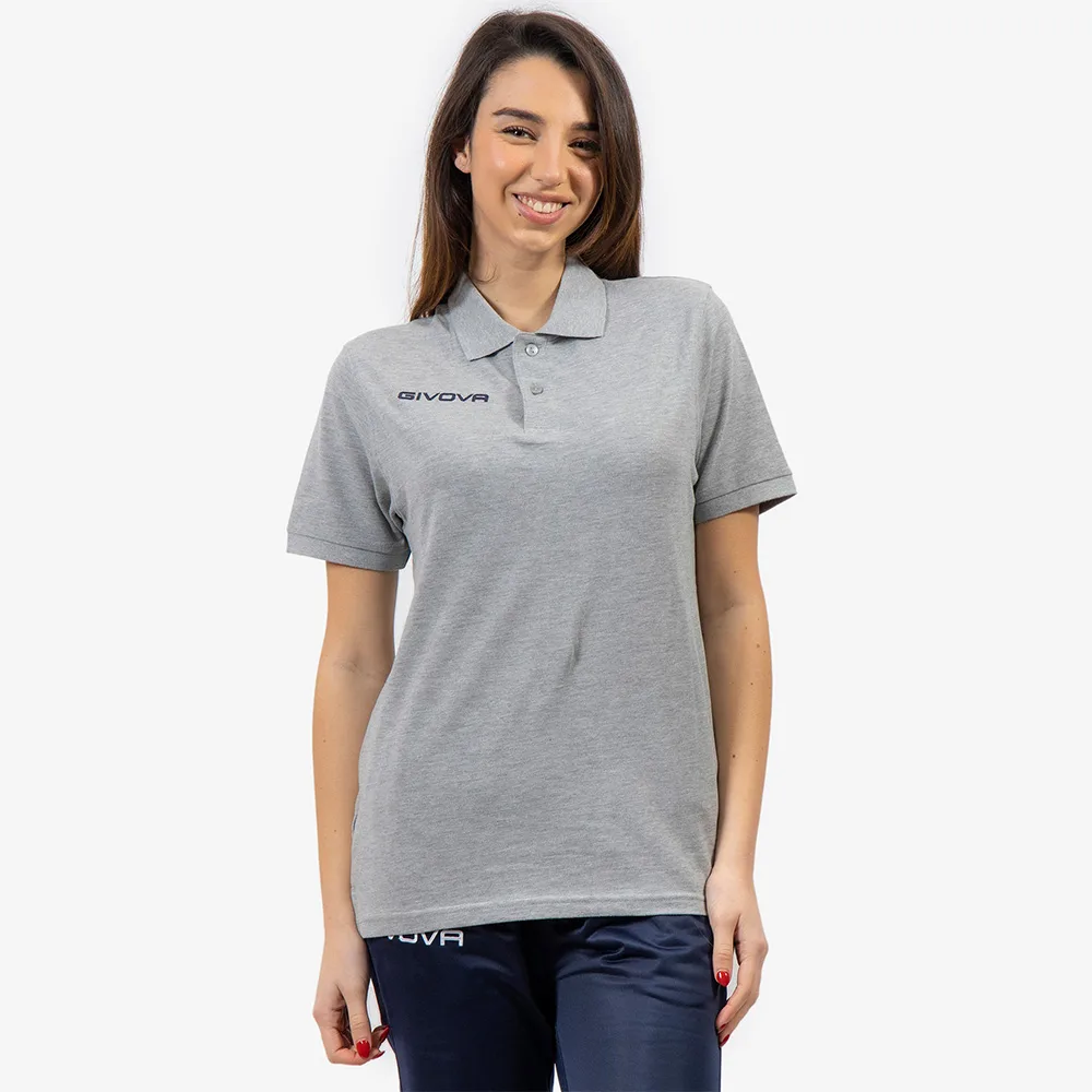 Tricou polo Givova Summer, Gri deschis - imagine 1