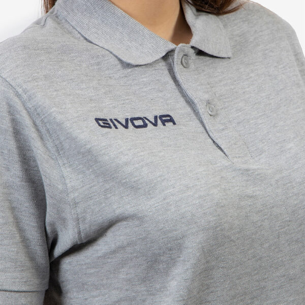 Tricou polo Givova Summer, Gri deschis - imagine 3