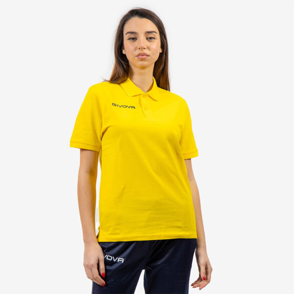 387A6012 Tricou polo Givova Summer, Galben - imagine 1