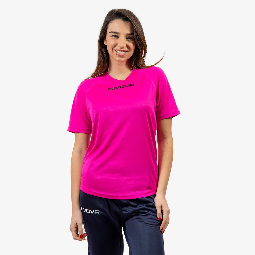 Tricou sport Givova One, Fuxia - imagine 1