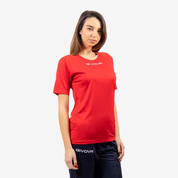 387A6089 Tricou sport Givova Capo, Rosu - imagine 1