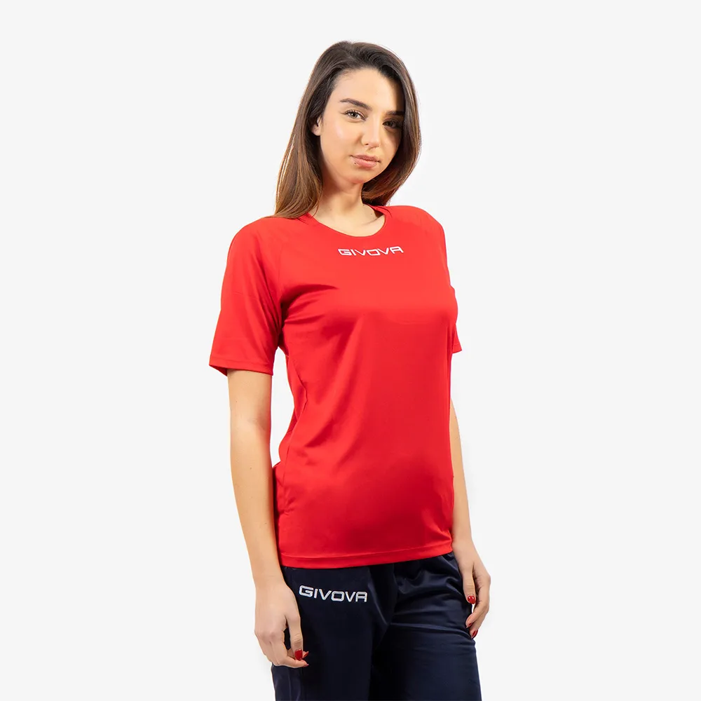 Tricou sport Givova Capo, Rosu - imagine 1