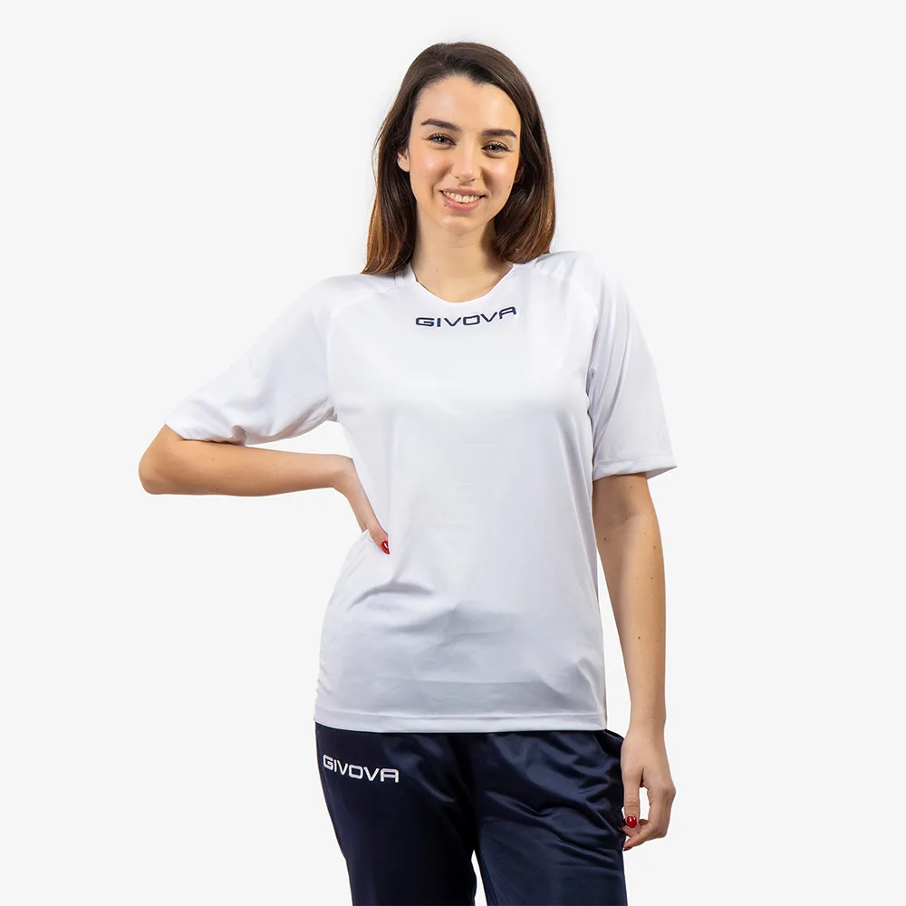 Tricou sport Givova Capo, Alb - imagine 1