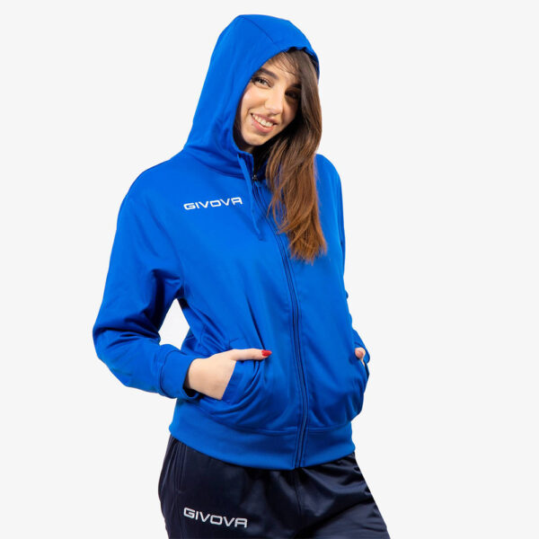 Hanorac Givova Felpa 500, Albastru Royal - imagine 1