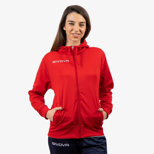 387A6137 Hanorac Givova Felpa 500, Rosu - imagine 1