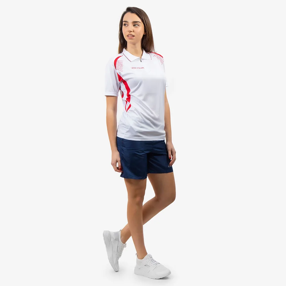 Set tenis Givova Easy, Rosu / Bleumarin - imagine 1