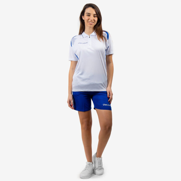 387A6200 Set tenis Givova Easy, Alb / Albastru Royal - imagine 1