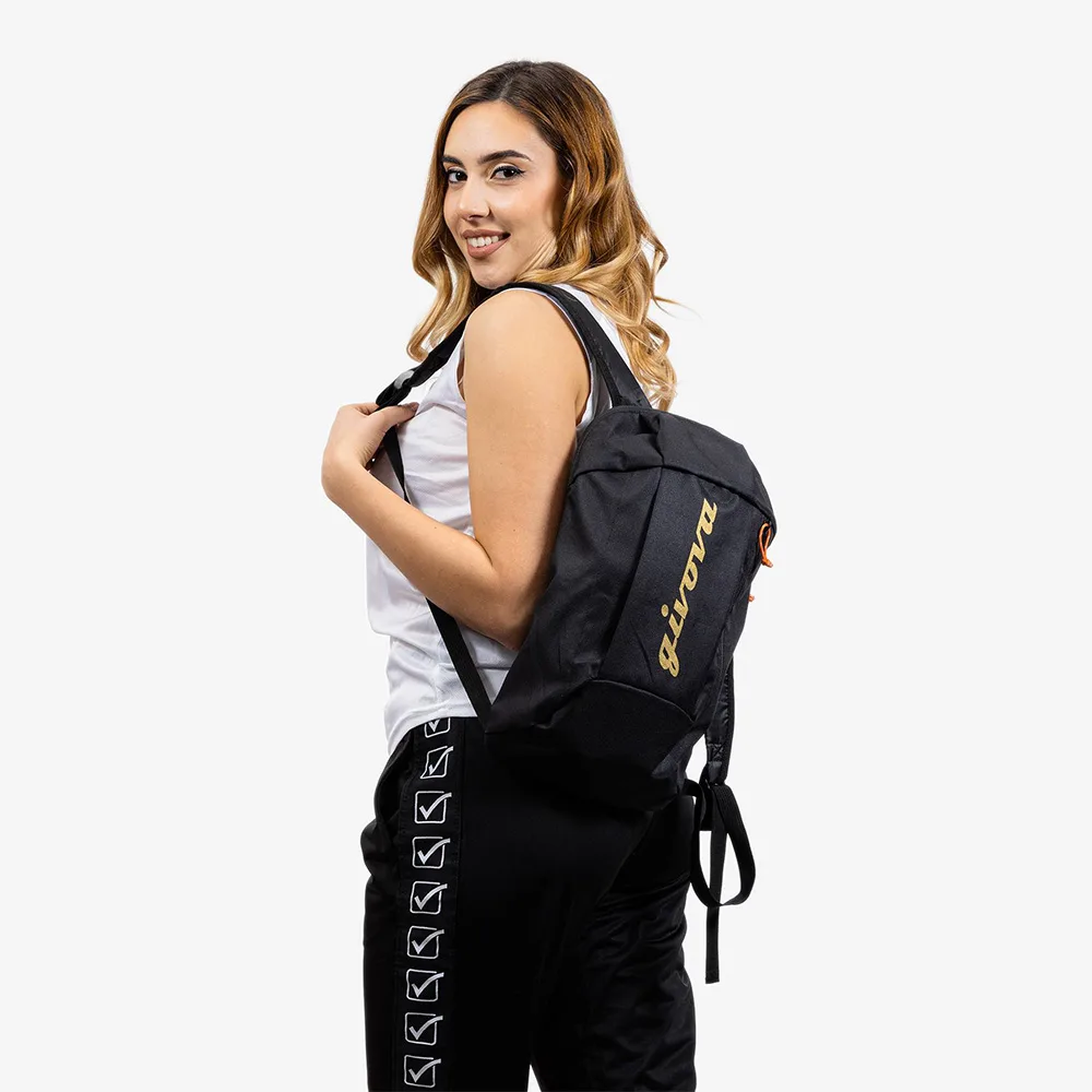 387A6392 Rucsac sport Givova Capo Luxury, Negru / Auriu - imagine 1