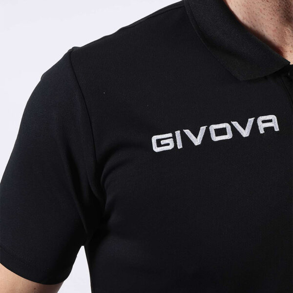 Tricou polo Givova Pocket, Negru - imagine 3