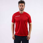 Tricou polo Givova Pocket, Rosu