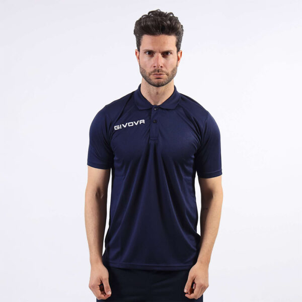 387A6557 Tricou polo Givova Pocket, Bleumarin - imagine 1