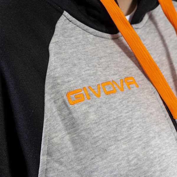 Trening Givova Super King, Gri deschis / Portocaliu Fluo - imagine 3