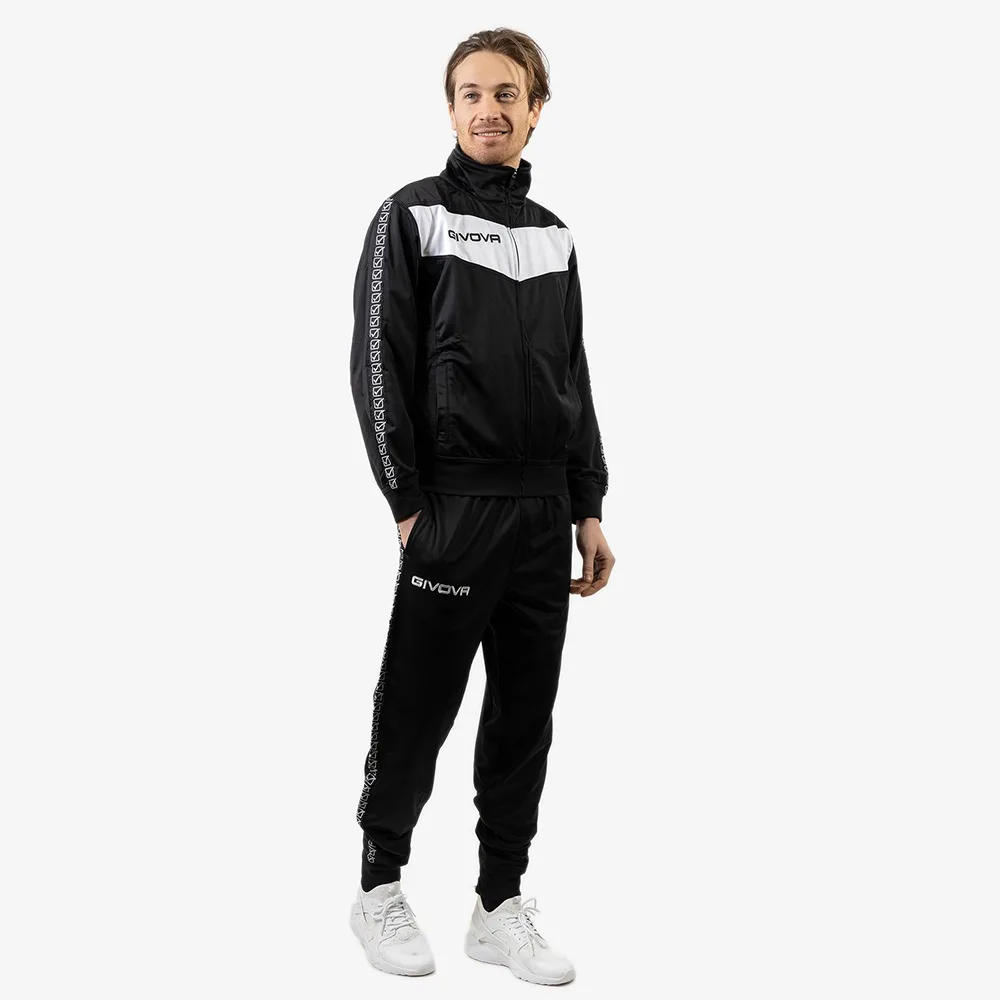 Trening Givova Visa Band, Negru / Alb - imagine 1