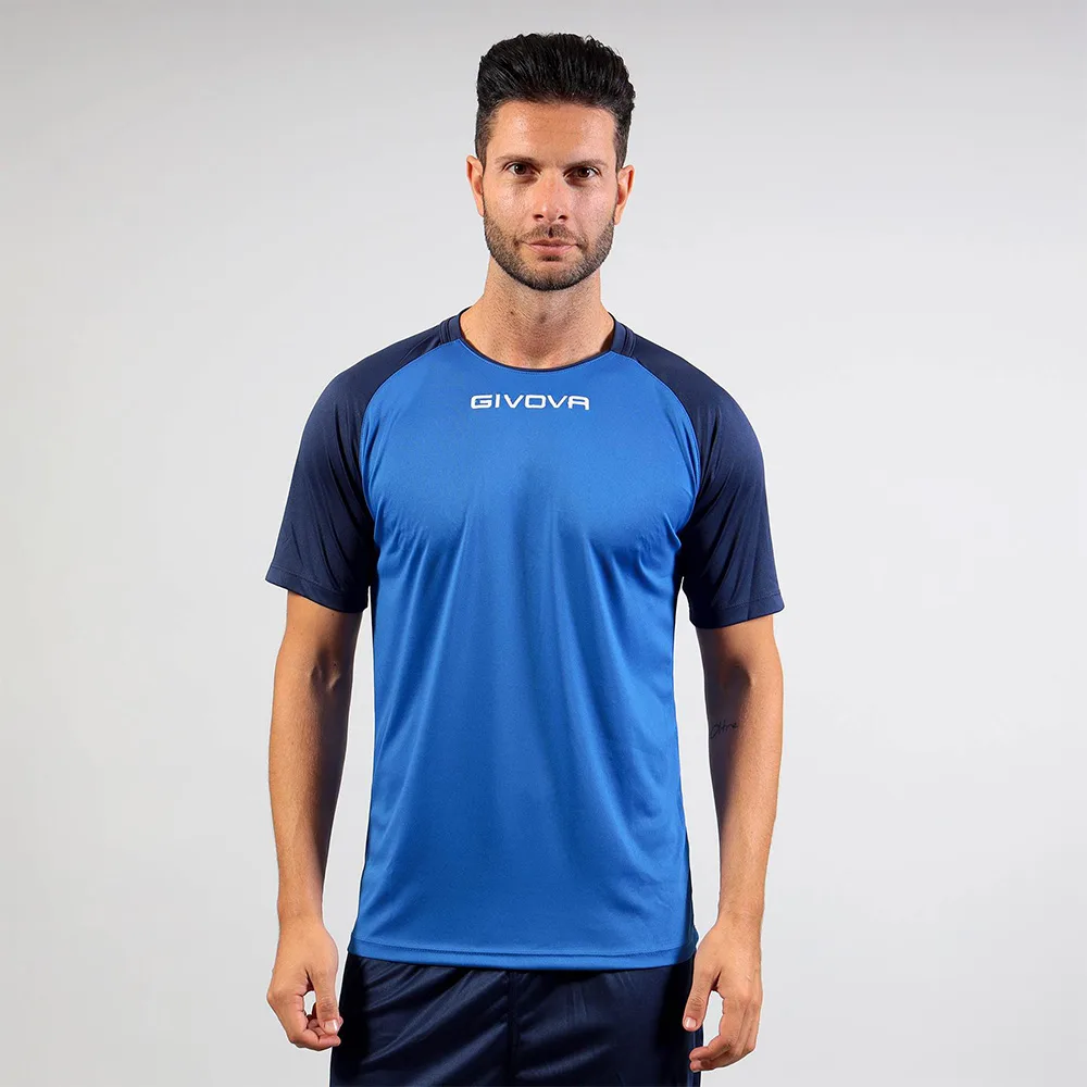 Tricou sport Givova Capo, Albastru Royal / Bleumarin - imagine 1