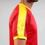 Tricou sport Givova Revolution, Rosu / Galben - imagine 3