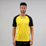 Tricou sport Givova Capo, Galben / Negru