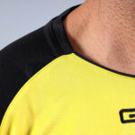 Tricou sport Givova Capo, Galben / Negru - imagine 4