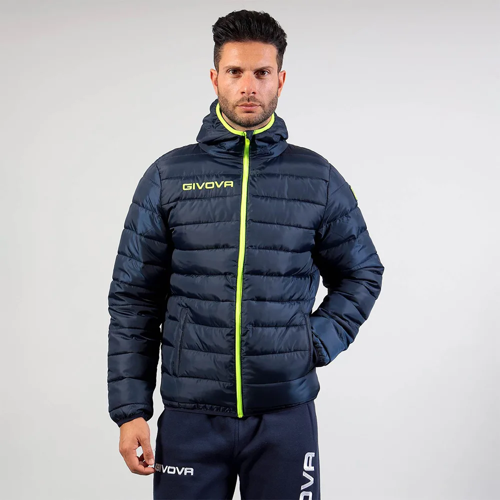 Geaca Givova Olanda, Bleumarin / Galben Fluo - imagine 1