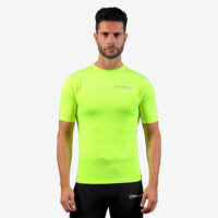 Tricou elastic Givova Corpus 2, Galben Fluo