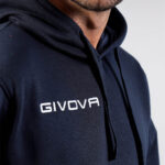 Hanorac Givova Felpa Cappuccio New, Bleumarin - imagine 3