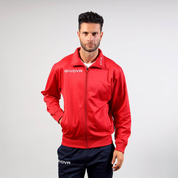 Bluza trening Givova Mono 500, Rosu - imagine 1