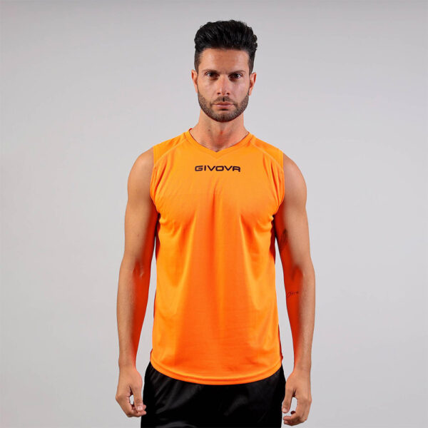 387A8584 Maiou sport Givova One, Portocaliu Fluo - imagine 1