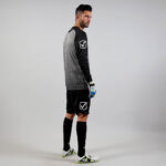 Set echipament portar fotbal Givova Manchester, Gri / Negru - imagine 2