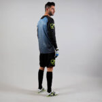 Set echipament portar fotbal Givova Manchester, Albastru Sky / Negru - imagine 2